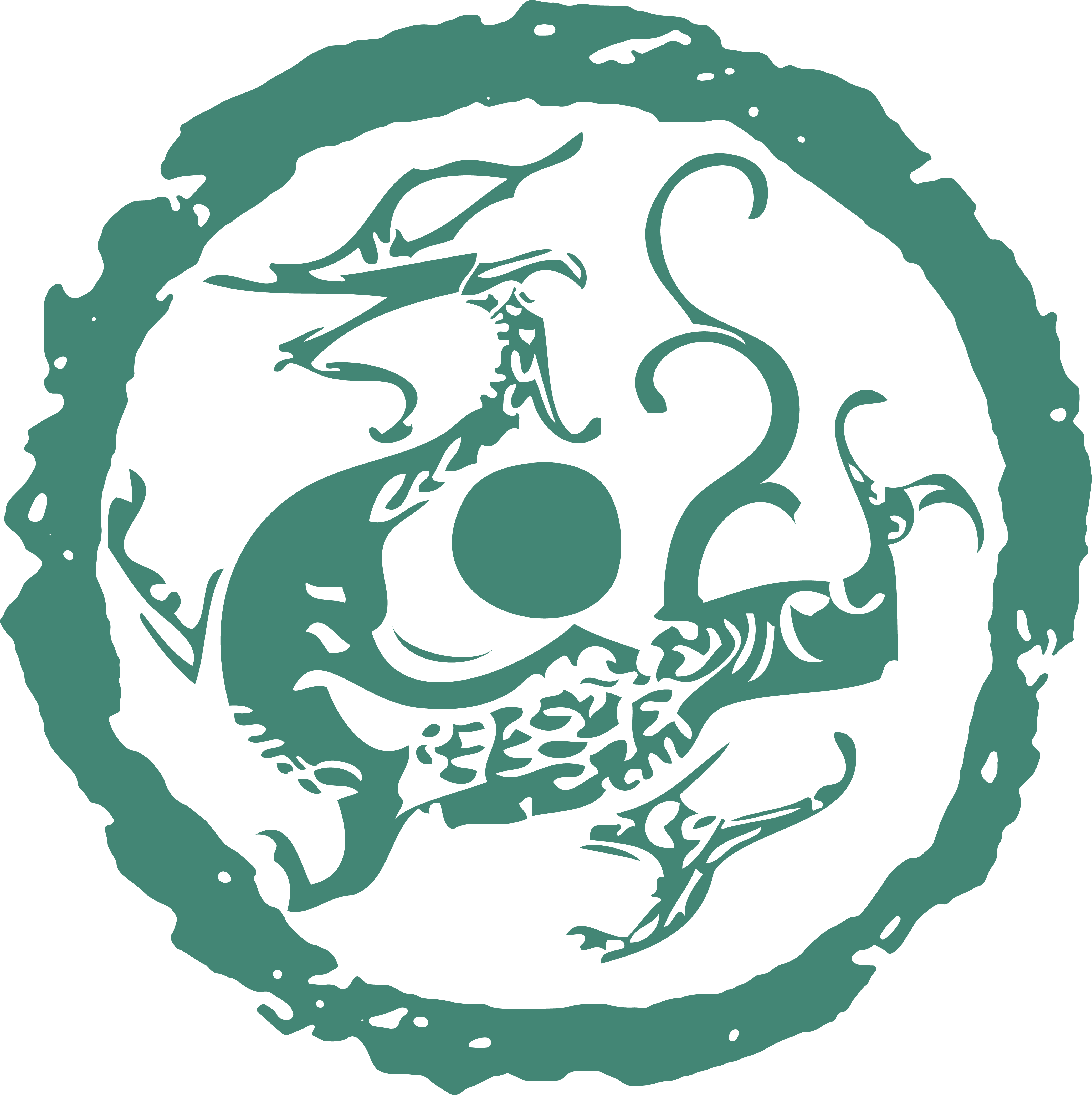 QINGLONG · ‌Traditional Chinese lacquer bead